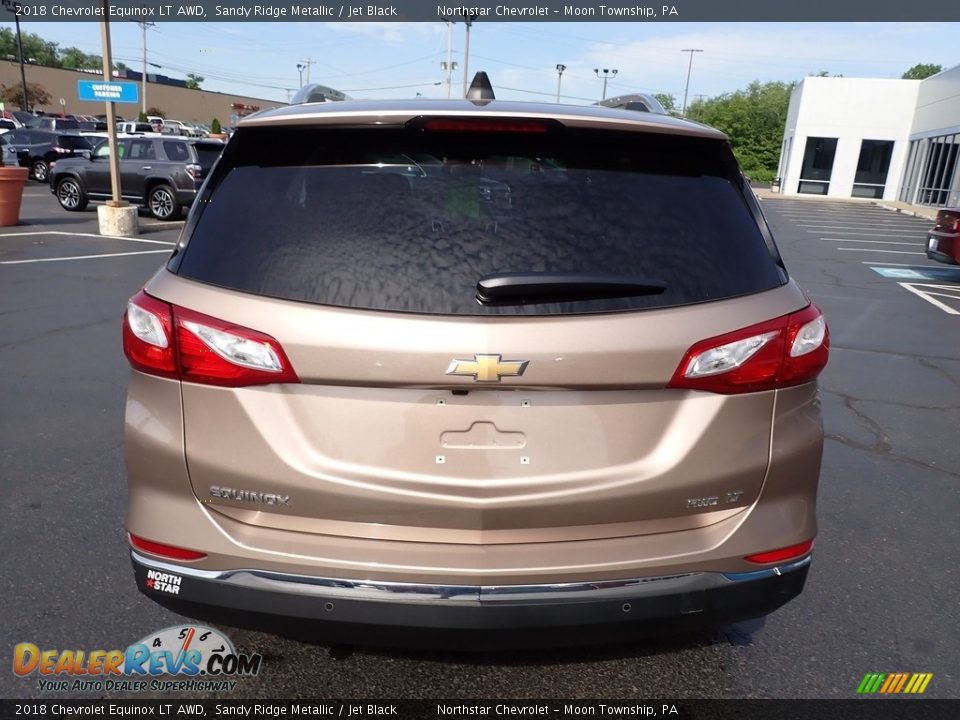 2018 Chevrolet Equinox LT AWD Sandy Ridge Metallic / Jet Black Photo #6