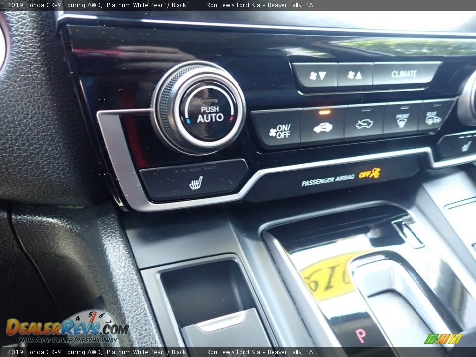 2019 Honda CR-V Touring AWD Platinum White Pearl / Black Photo #22