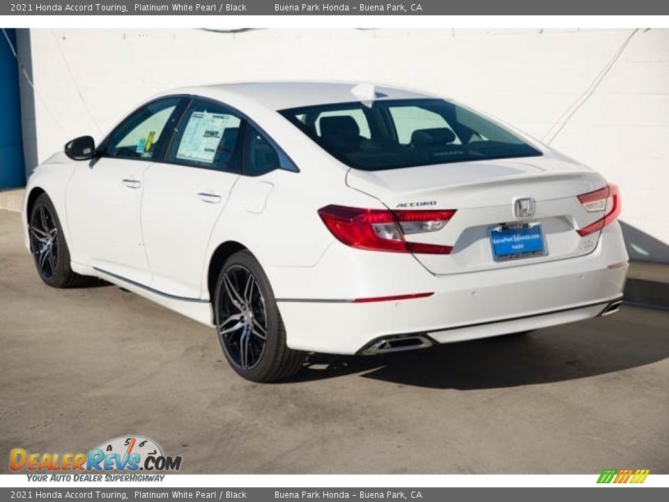 2021 Honda Accord Touring Platinum White Pearl / Black Photo #2