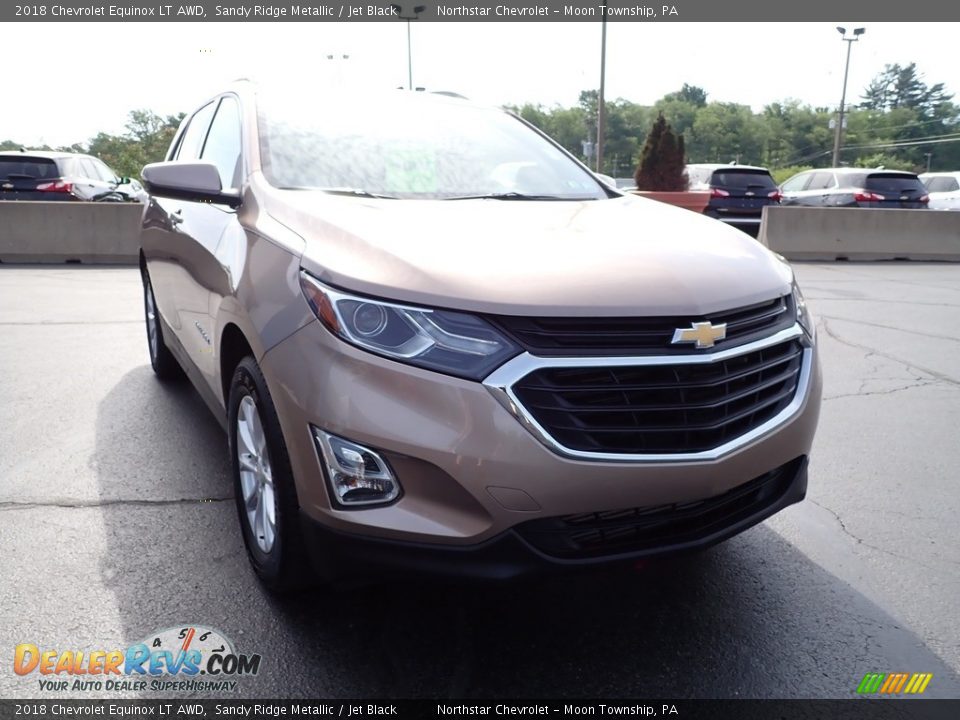 2018 Chevrolet Equinox LT AWD Sandy Ridge Metallic / Jet Black Photo #12