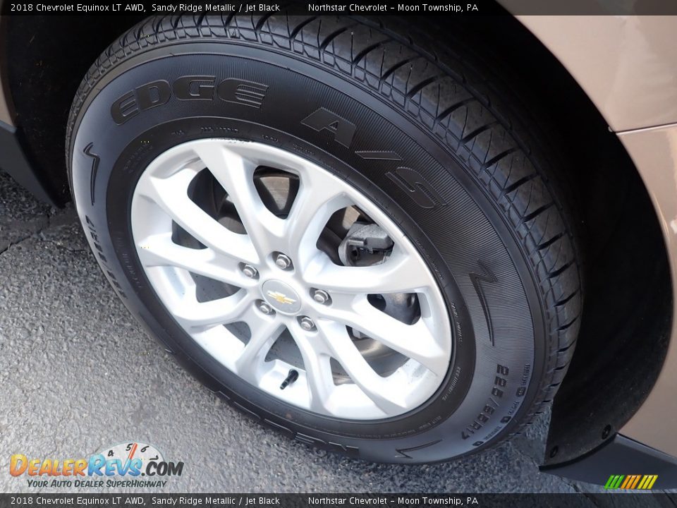 2018 Chevrolet Equinox LT AWD Sandy Ridge Metallic / Jet Black Photo #14