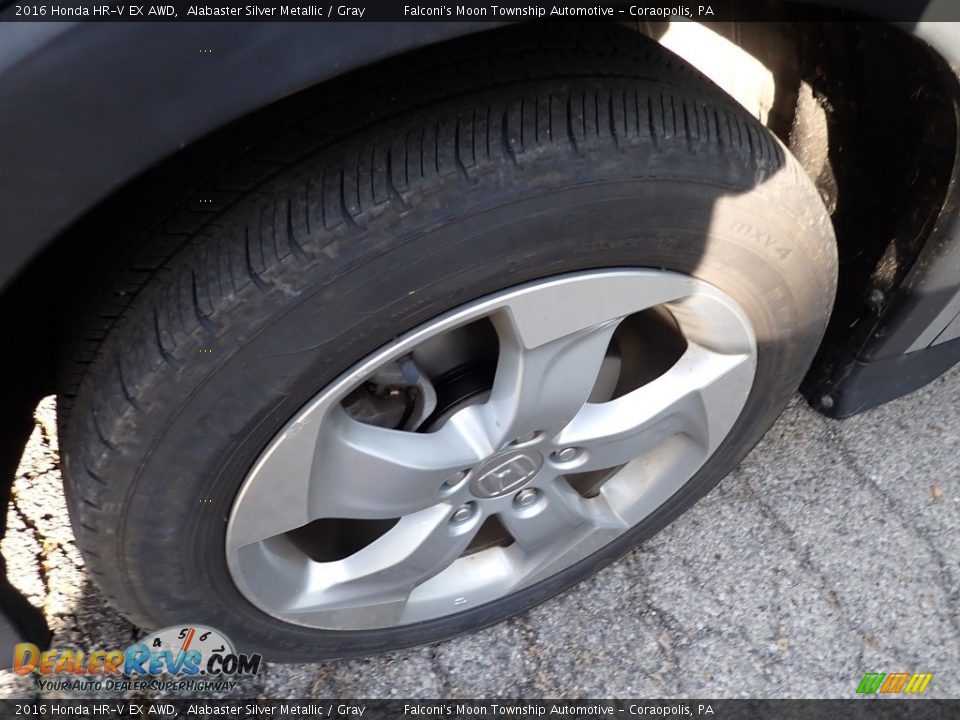 2016 Honda HR-V EX AWD Alabaster Silver Metallic / Gray Photo #2