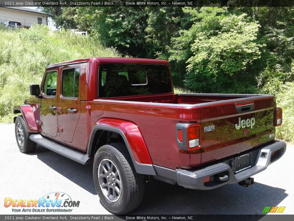 2021 Jeep Gladiator Overland 4x4 Snazzberry Pearl / Black Photo #9