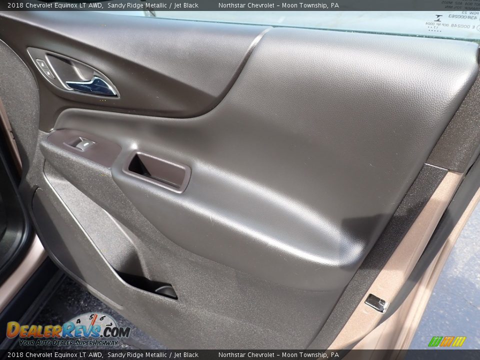 2018 Chevrolet Equinox LT AWD Sandy Ridge Metallic / Jet Black Photo #17