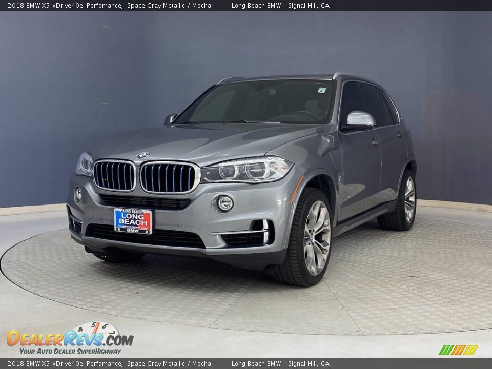 2018 BMW X5 xDrive40e iPerfomance Space Gray Metallic / Mocha Photo #3