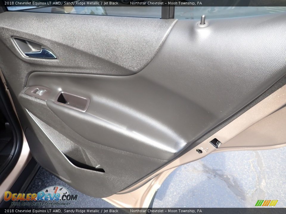 2018 Chevrolet Equinox LT AWD Sandy Ridge Metallic / Jet Black Photo #19