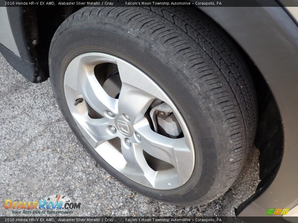 2016 Honda HR-V EX AWD Alabaster Silver Metallic / Gray Photo #5