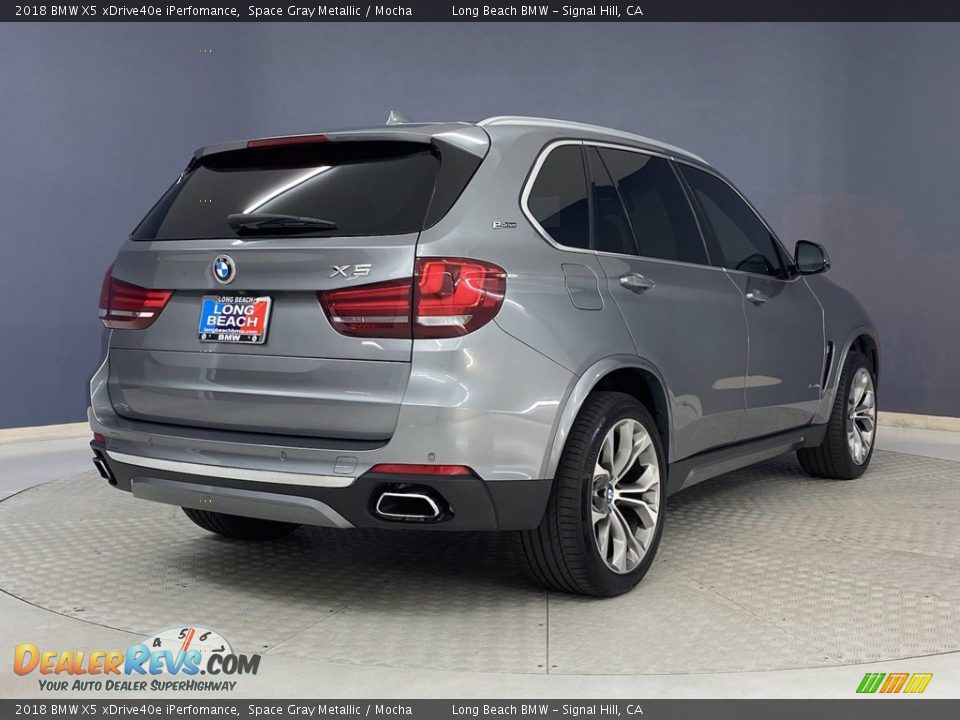 2018 BMW X5 xDrive40e iPerfomance Space Gray Metallic / Mocha Photo #5