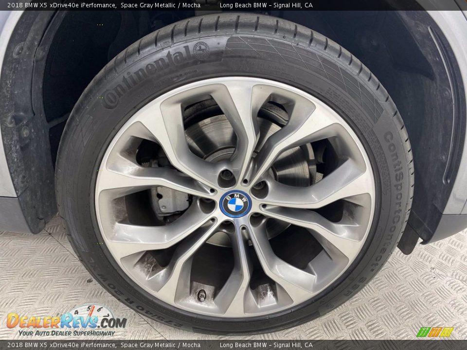 2018 BMW X5 xDrive40e iPerfomance Space Gray Metallic / Mocha Photo #6