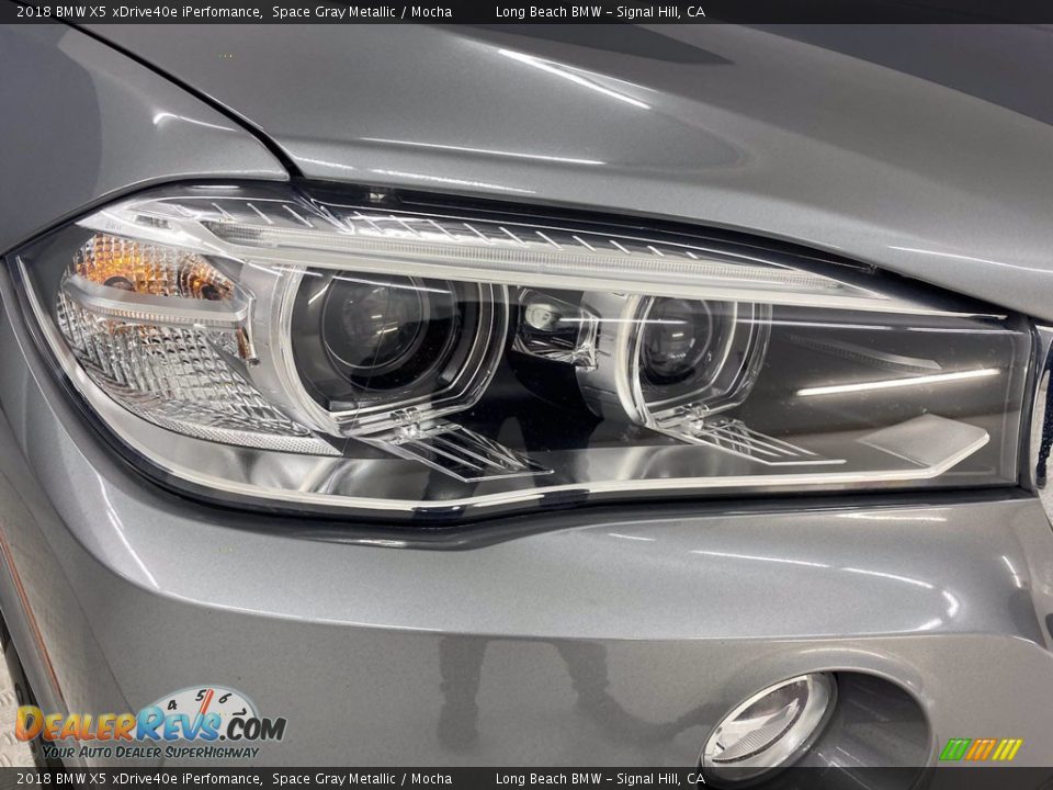 2018 BMW X5 xDrive40e iPerfomance Space Gray Metallic / Mocha Photo #7
