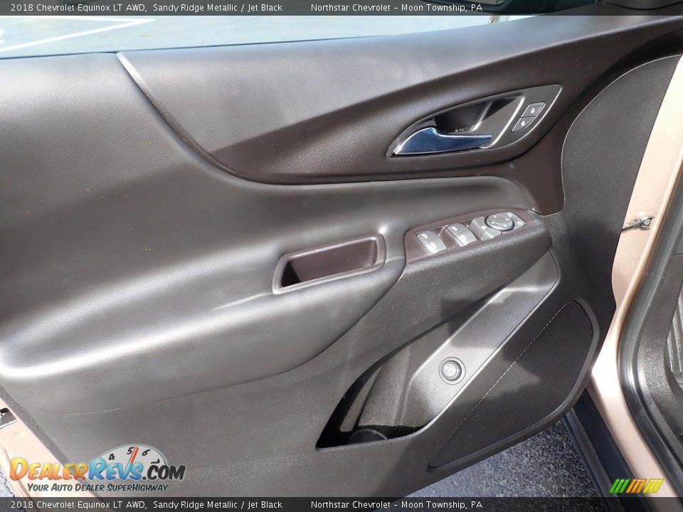 2018 Chevrolet Equinox LT AWD Sandy Ridge Metallic / Jet Black Photo #24