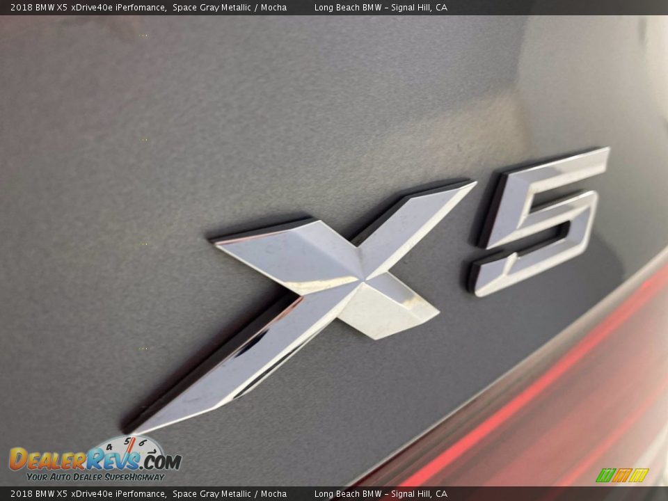 2018 BMW X5 xDrive40e iPerfomance Space Gray Metallic / Mocha Photo #11