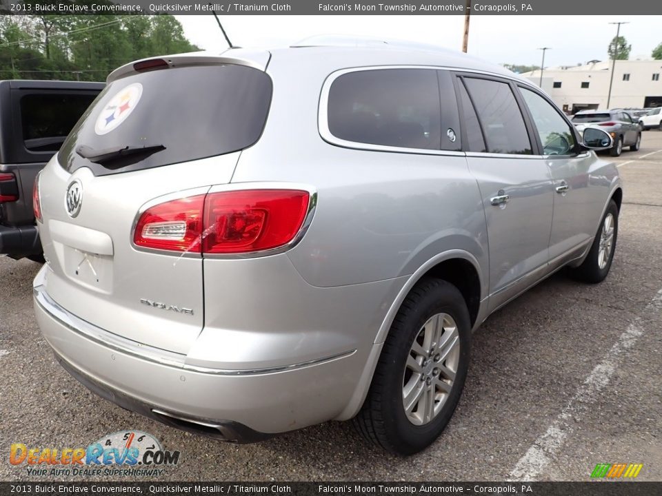 Quicksilver Metallic 2013 Buick Enclave Convenience Photo #3