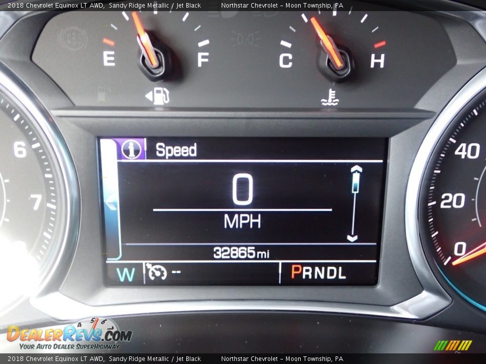 2018 Chevrolet Equinox LT AWD Sandy Ridge Metallic / Jet Black Photo #29