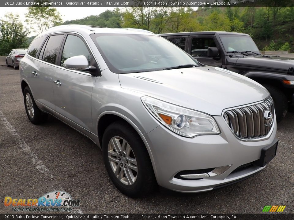 2013 Buick Enclave Convenience Quicksilver Metallic / Titanium Cloth Photo #4