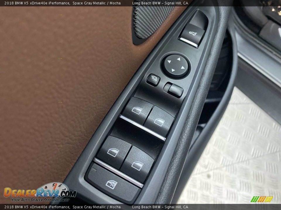 2018 BMW X5 xDrive40e iPerfomance Space Gray Metallic / Mocha Photo #14