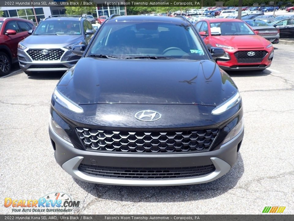 2022 Hyundai Kona SEL AWD Ultra Black / Black Photo #4