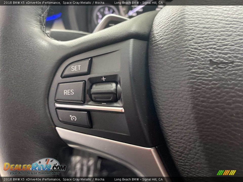 2018 BMW X5 xDrive40e iPerfomance Space Gray Metallic / Mocha Photo #19
