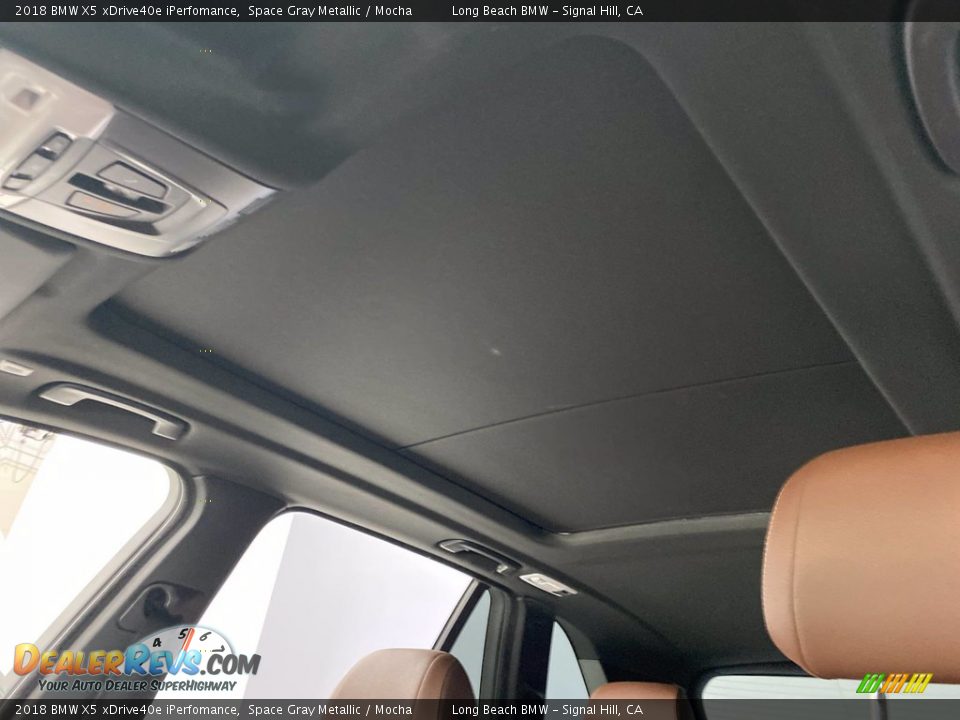 2018 BMW X5 xDrive40e iPerfomance Space Gray Metallic / Mocha Photo #31