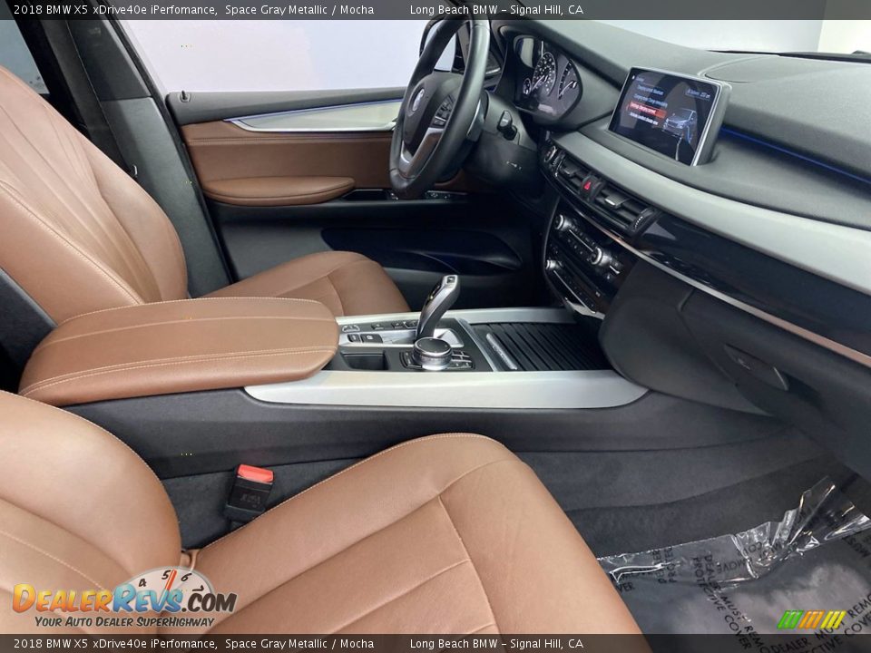 2018 BMW X5 xDrive40e iPerfomance Space Gray Metallic / Mocha Photo #33