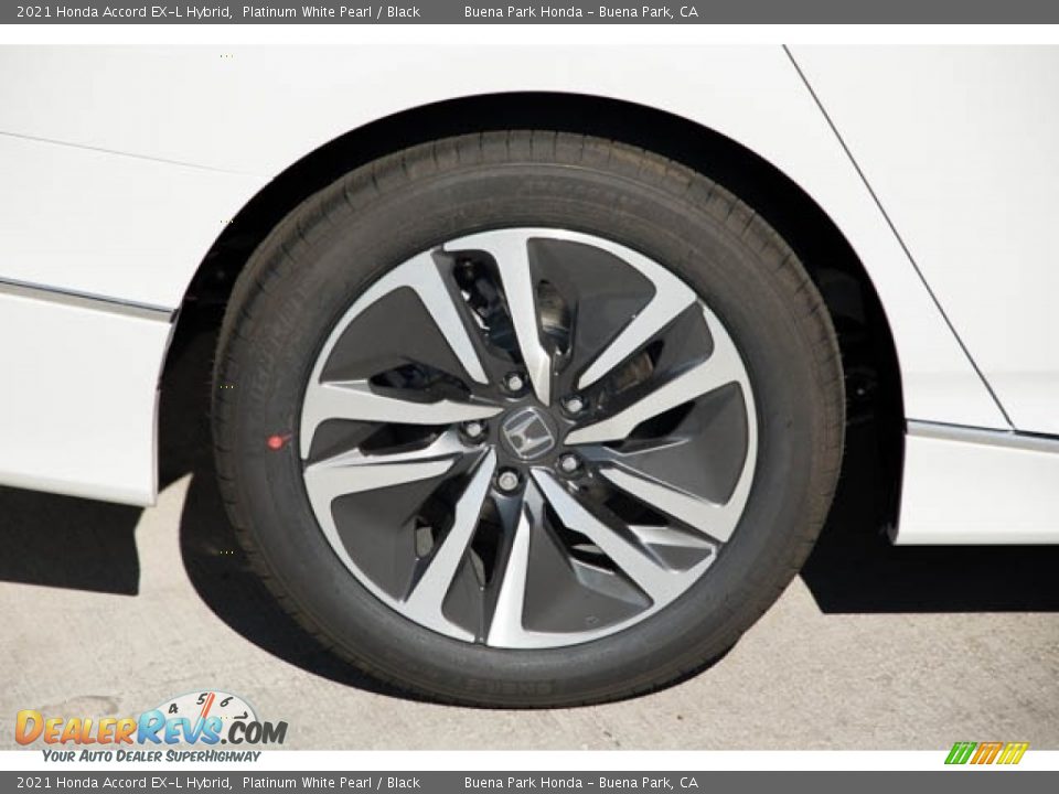 2021 Honda Accord EX-L Hybrid Platinum White Pearl / Black Photo #10