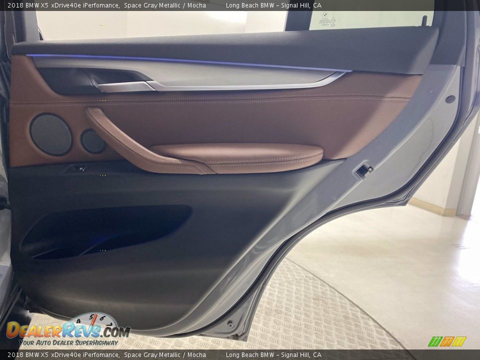 2018 BMW X5 xDrive40e iPerfomance Space Gray Metallic / Mocha Photo #35