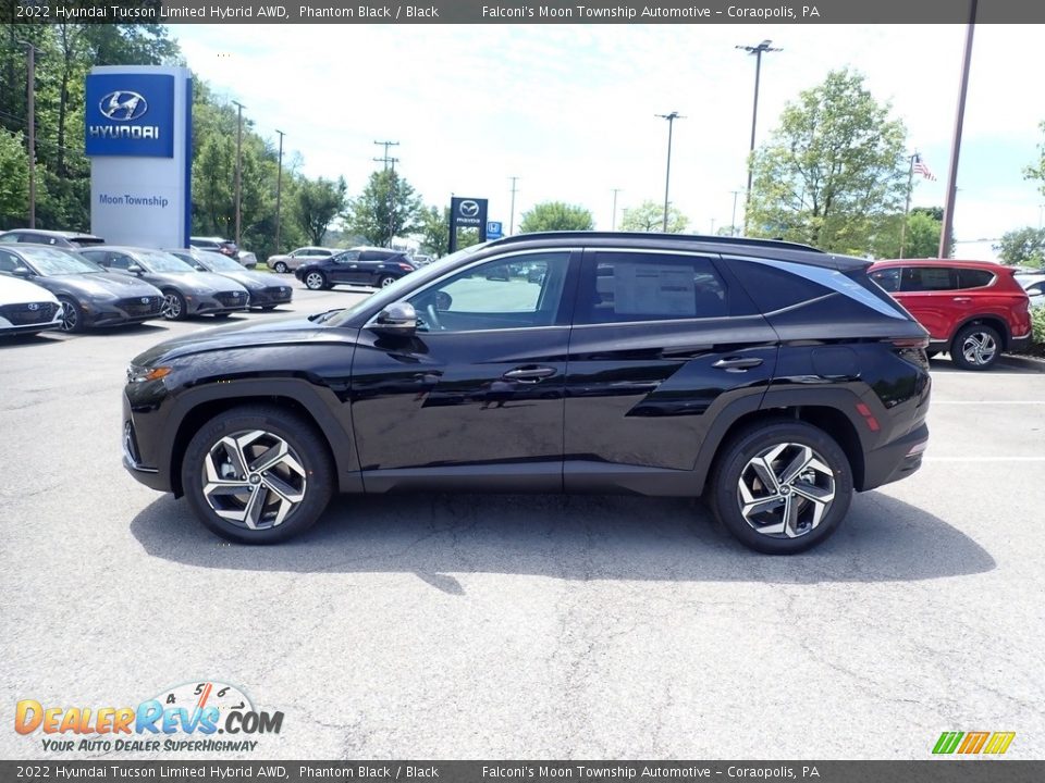 2022 Hyundai Tucson Limited Hybrid AWD Phantom Black / Black Photo #6