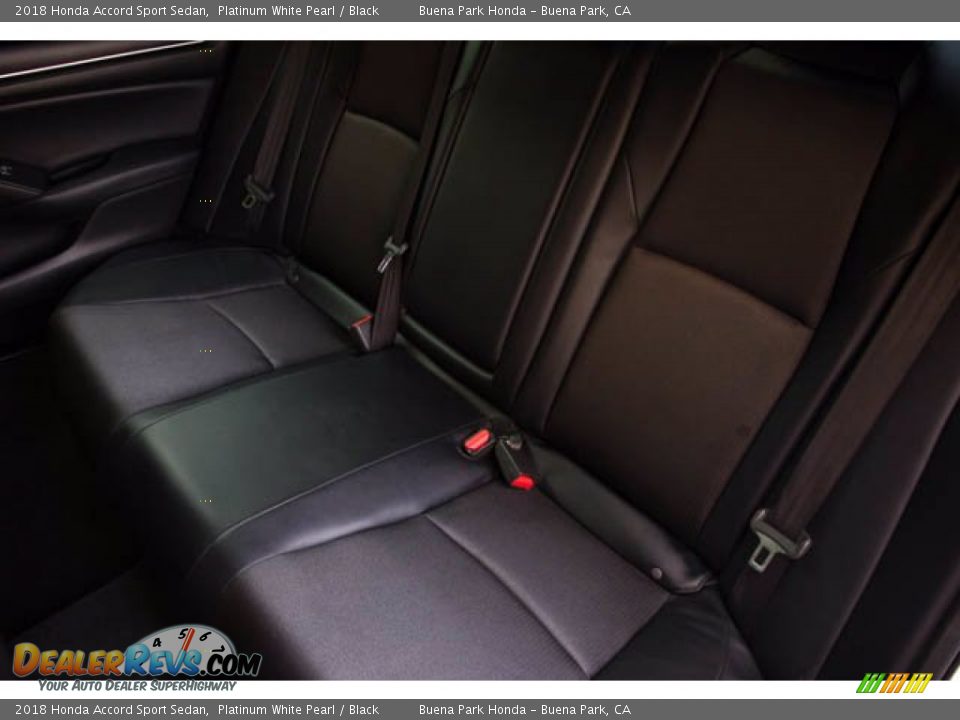 2018 Honda Accord Sport Sedan Platinum White Pearl / Black Photo #20