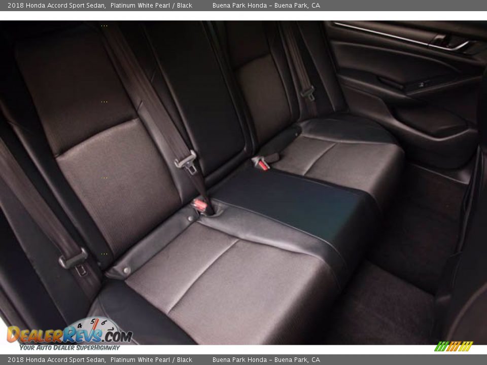 2018 Honda Accord Sport Sedan Platinum White Pearl / Black Photo #23