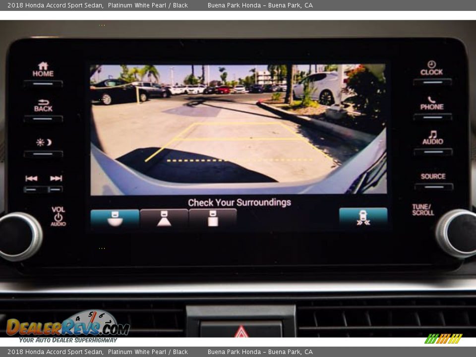 2018 Honda Accord Sport Sedan Platinum White Pearl / Black Photo #27