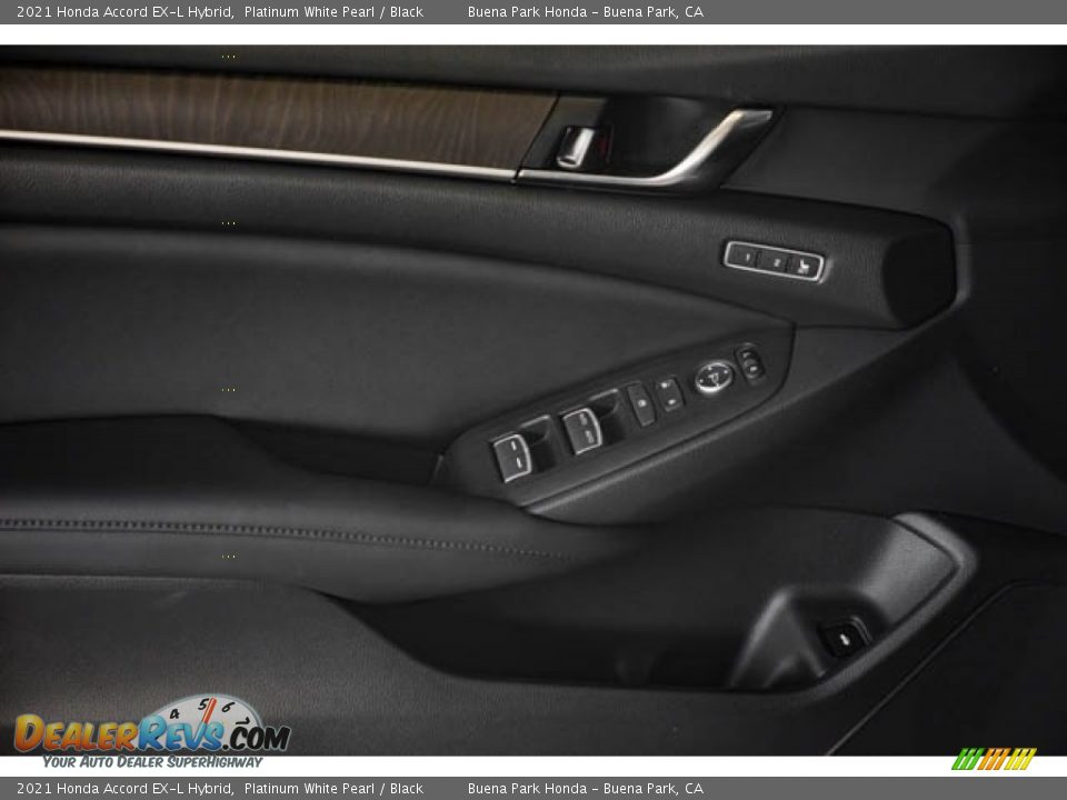 2021 Honda Accord EX-L Hybrid Platinum White Pearl / Black Photo #33