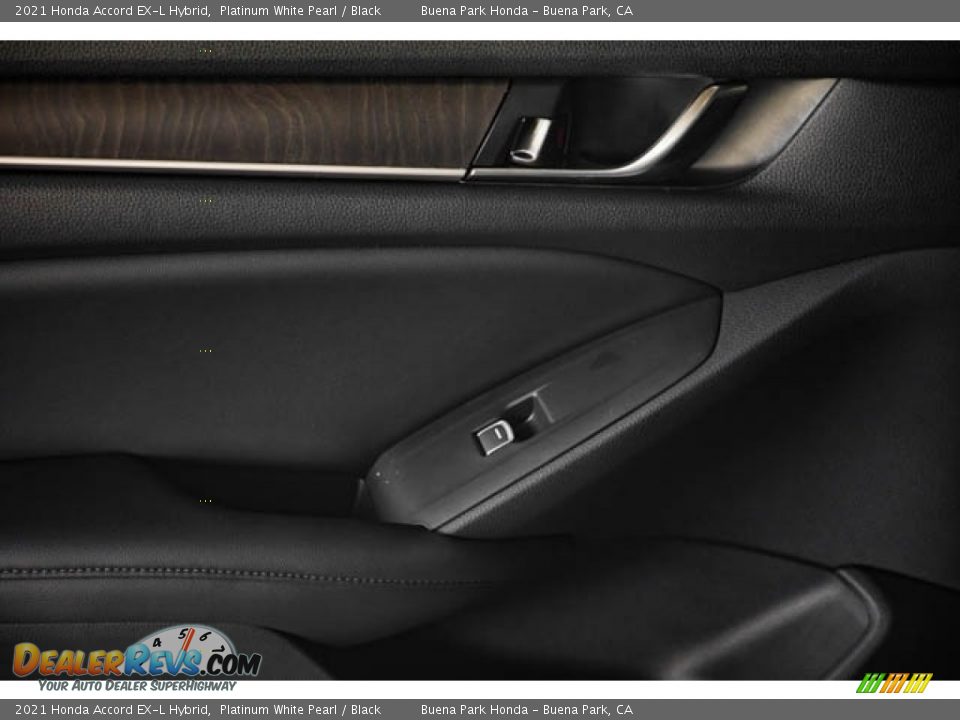 2021 Honda Accord EX-L Hybrid Platinum White Pearl / Black Photo #35