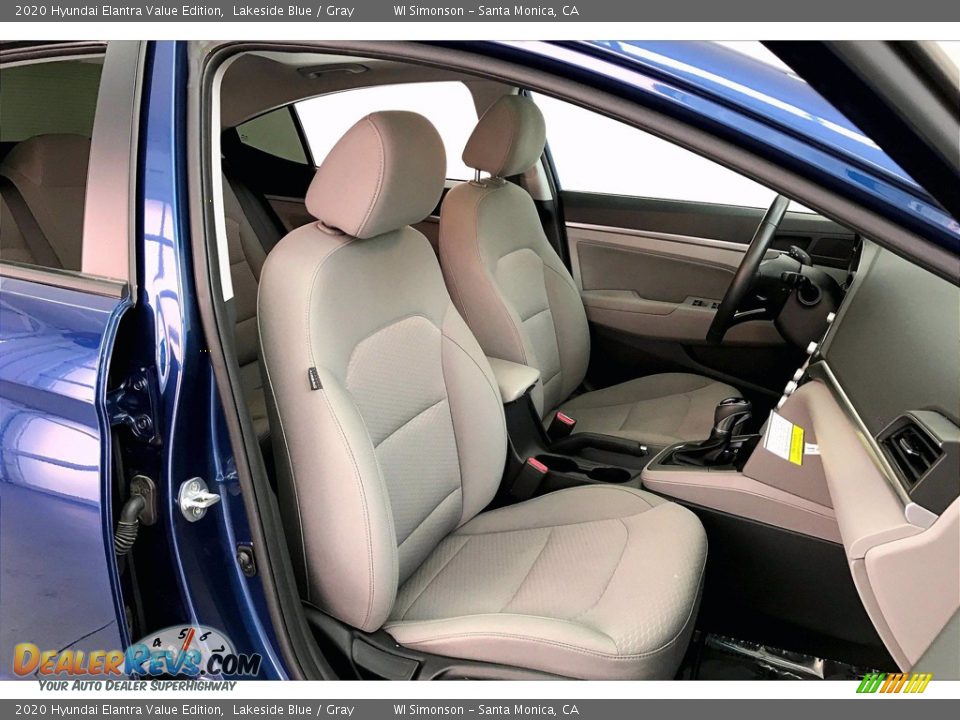 2020 Hyundai Elantra Value Edition Lakeside Blue / Gray Photo #6