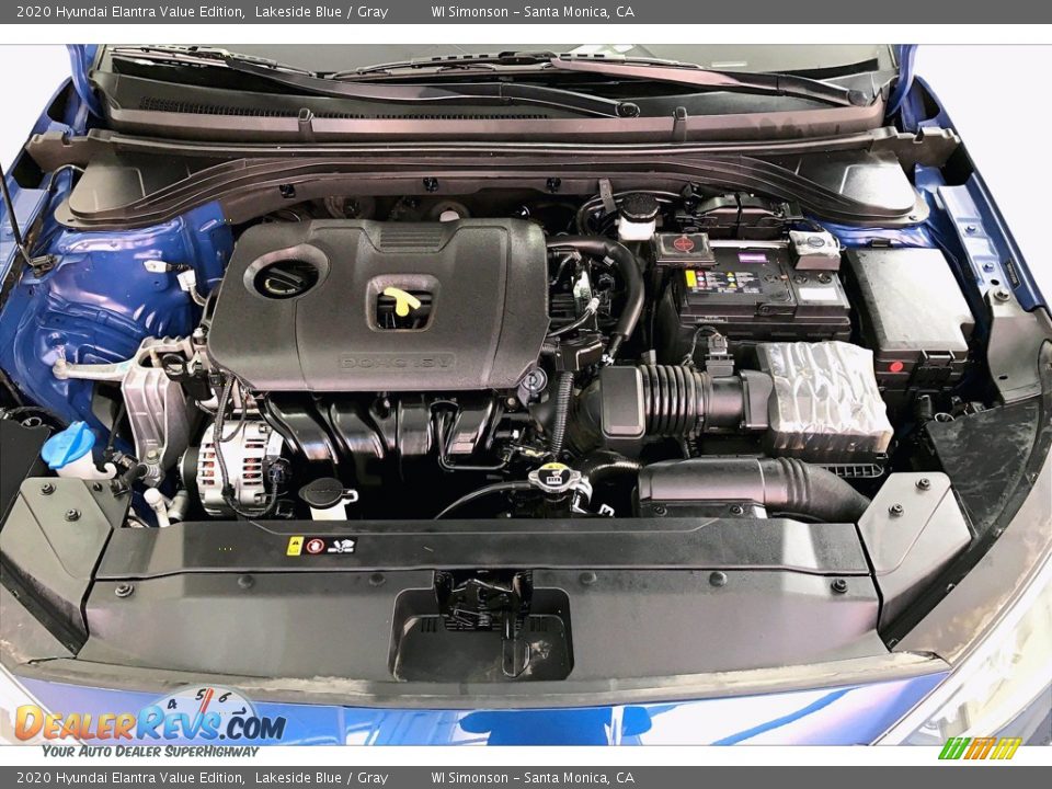 2020 Hyundai Elantra Value Edition 2.0 Liter DOHC 16-Valve D-CVVT 4 Cylinder Engine Photo #8