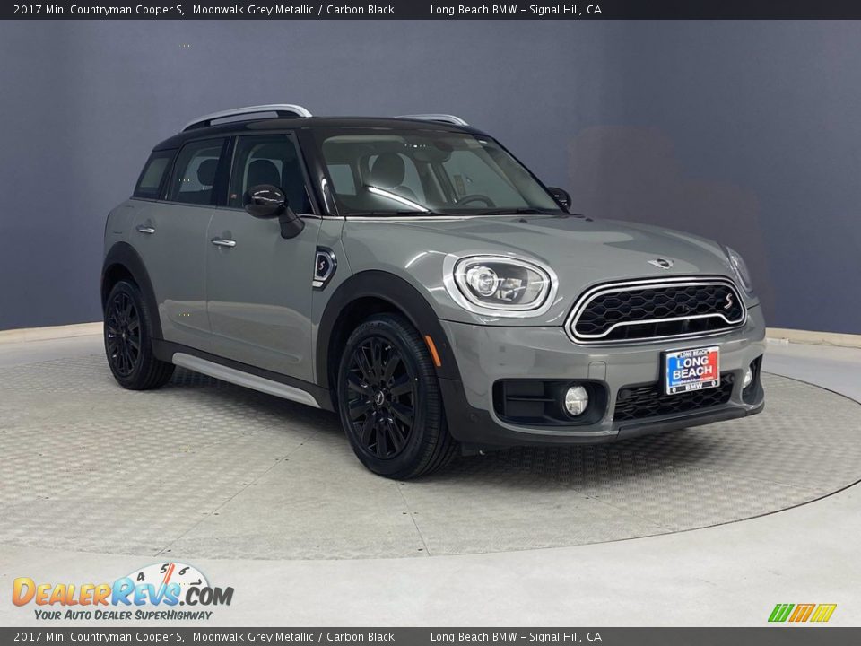 2017 Mini Countryman Cooper S Moonwalk Grey Metallic / Carbon Black Photo #1