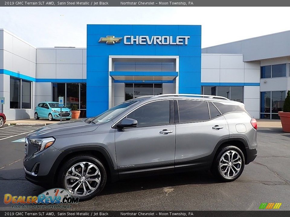 2019 GMC Terrain SLT AWD Satin Steel Metallic / Jet Black Photo #1