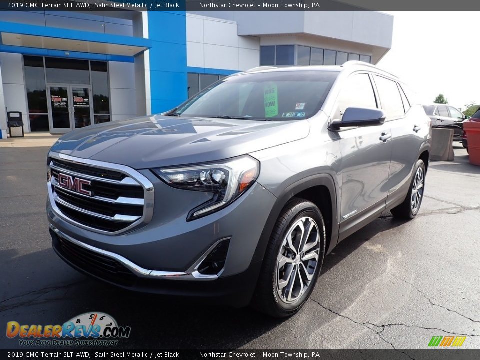 2019 GMC Terrain SLT AWD Satin Steel Metallic / Jet Black Photo #2