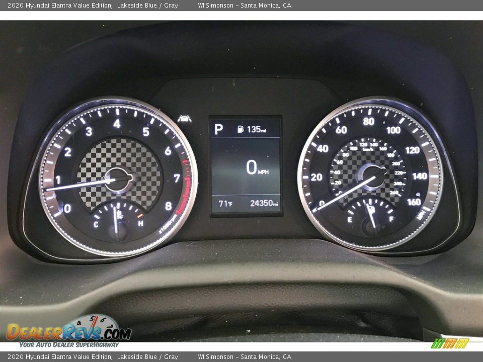 2020 Hyundai Elantra Value Edition Gauges Photo #22