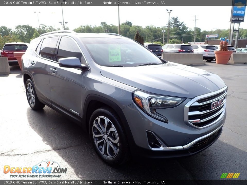 2019 GMC Terrain SLT AWD Satin Steel Metallic / Jet Black Photo #11