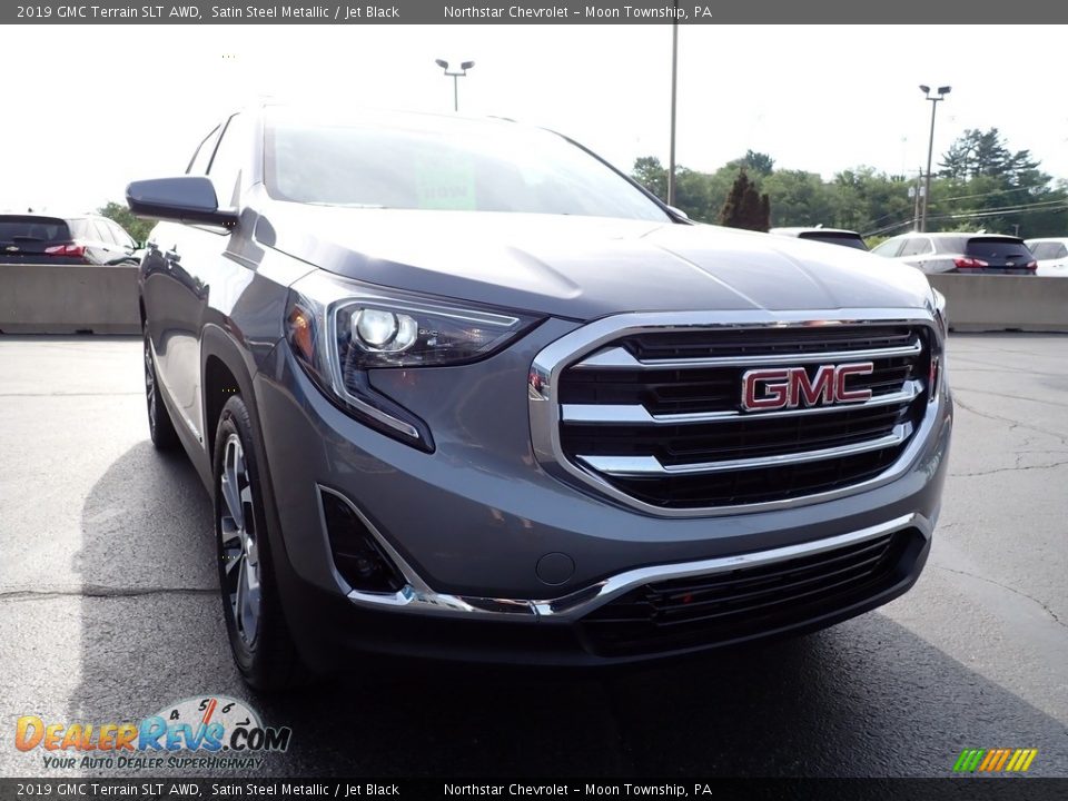 2019 GMC Terrain SLT AWD Satin Steel Metallic / Jet Black Photo #12