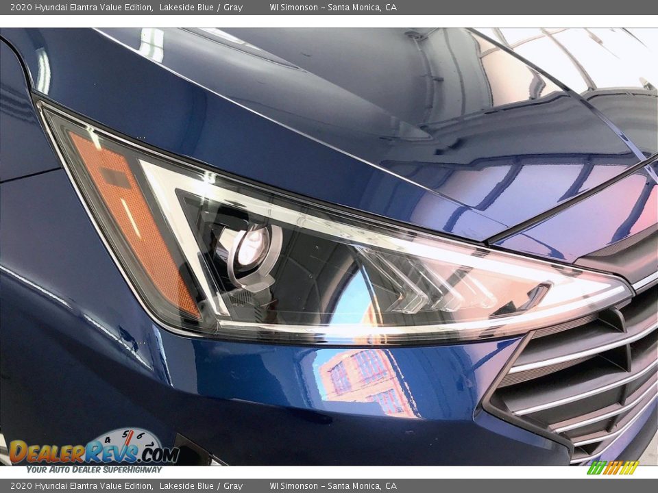 2020 Hyundai Elantra Value Edition Lakeside Blue / Gray Photo #27
