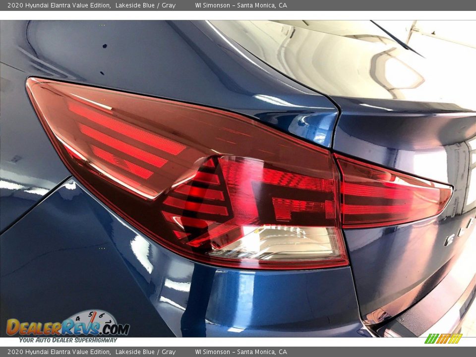 2020 Hyundai Elantra Value Edition Lakeside Blue / Gray Photo #28