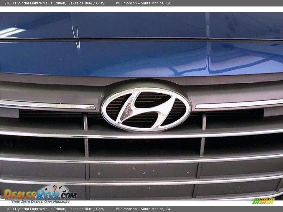 2020 Hyundai Elantra Value Edition Lakeside Blue / Gray Photo #29