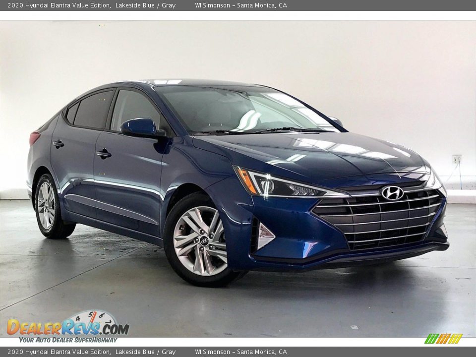 Lakeside Blue 2020 Hyundai Elantra Value Edition Photo #33