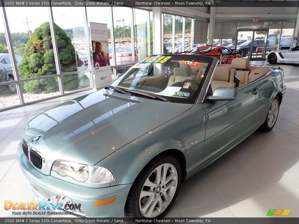 2002 BMW 3 Series 330i Convertible Grey Green Metallic / Sand Photo #1