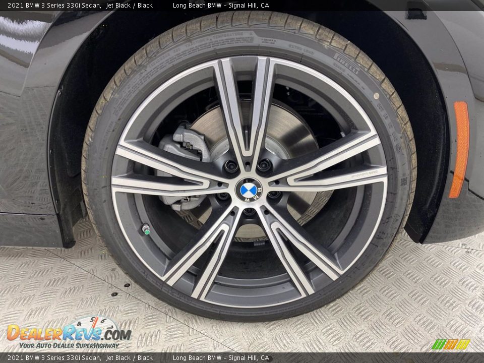 2021 BMW 3 Series 330i Sedan Jet Black / Black Photo #3