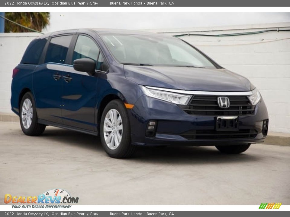 2022 Honda Odyssey LX Obsidian Blue Pearl / Gray Photo #1