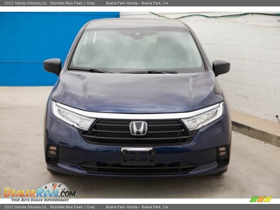 2022 Honda Odyssey LX Obsidian Blue Pearl / Gray Photo #3