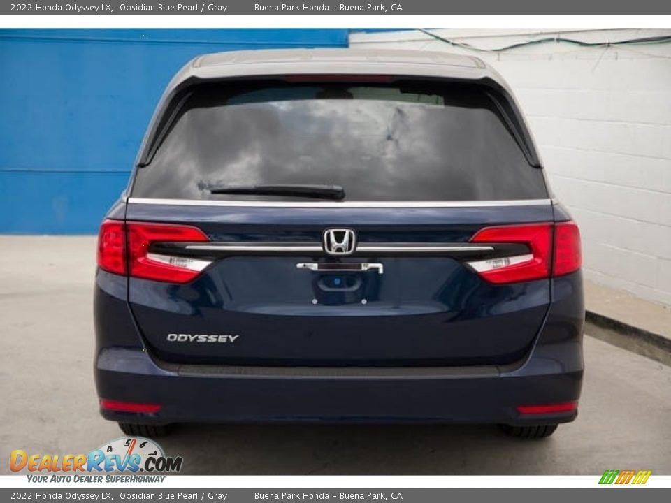2022 Honda Odyssey LX Obsidian Blue Pearl / Gray Photo #5
