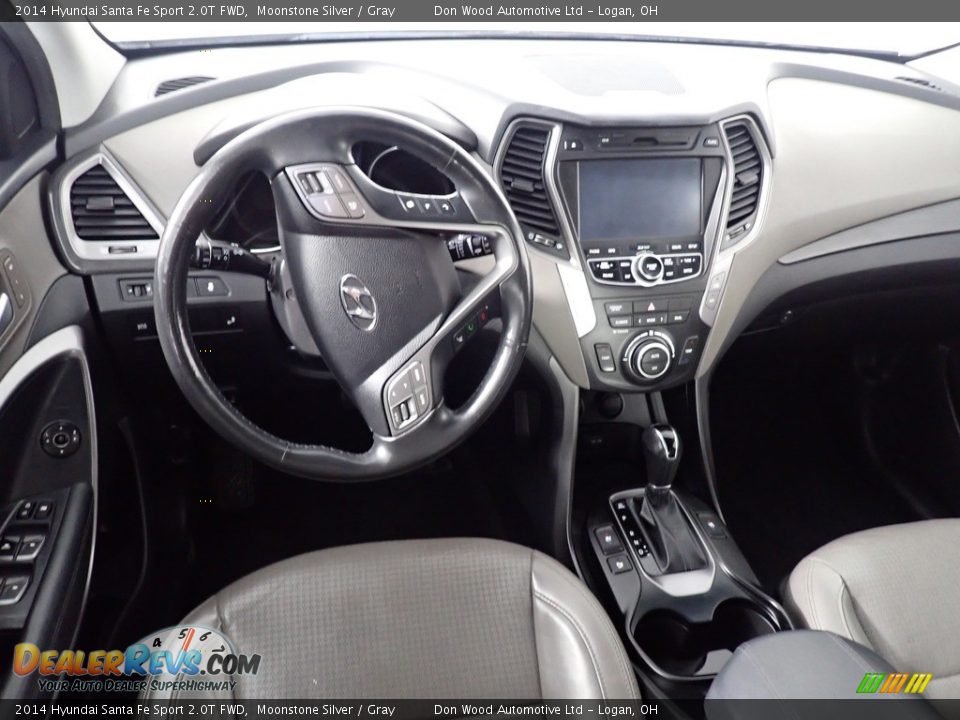 2014 Hyundai Santa Fe Sport 2.0T FWD Moonstone Silver / Gray Photo #36